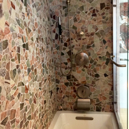 contemporary bathroom renovation mercer county nj